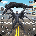 Black Spider Rope Hero Man