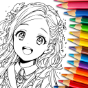 Cute Anime Coloring Game