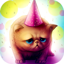 Birthday Cat live wallpaper