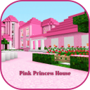 Pink Princess House Map MCPE