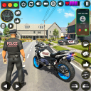 Police Motor Bike Crime Chase