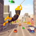 Flying Hero Crime City Battle