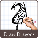 How To Draw Dragon - Easy Step