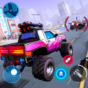 Battle Cars: 3D Shooting Race.