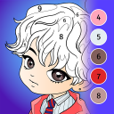 KPOP Chibi Coloring by Number