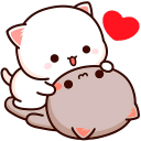 Mochi Cat Animated Stickers