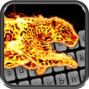 Cheetah Fire Keyboard Theme