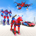 US Police Dog Robot Car Game
