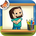 How to Draw Minecraft step by step Drawing App