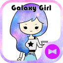 Cute Wallpaper Galaxy Girl Theme