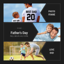 Happy Father's Day Photo Frames Cards 2018