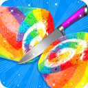 Rainbow Swiss Roll Cake Maker! New Cooking Game