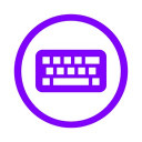 کیبورد فونت زد ایکس پلاس