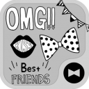 Stamp: Black & White Stylish