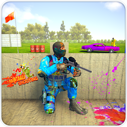 دانلود بازی Paintball Battle Royale Gun Shooting Battle Arena برای