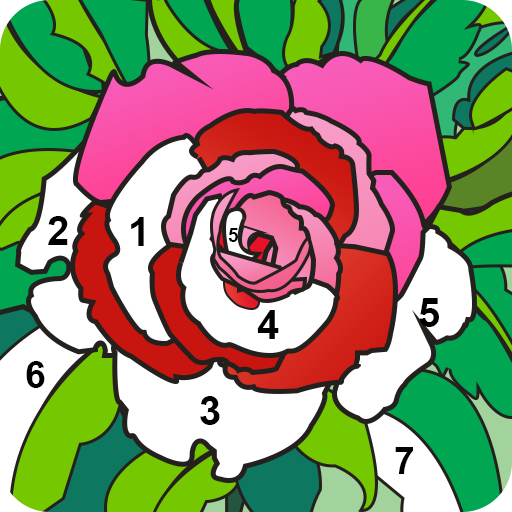 دانلود برنامه Tap.ly Coloring by Numbers Paint by Numbers Book برای