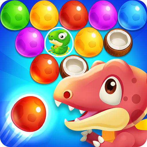 دانلود بازی Dinosaur Egg pop bubble shoot برای اندروید مایکت