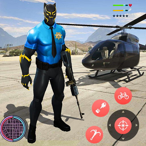 دانلود بازی panther police rope hero strange mafia vegas برای اندروید