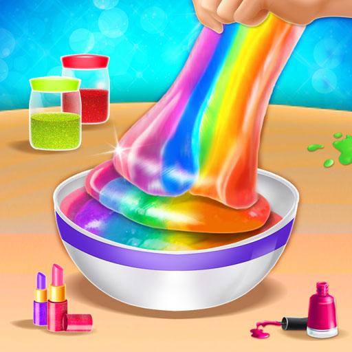 دانلود برنامه Fluffy Slime Maker DIY Rainbow Fun برای اندروید | مایکت