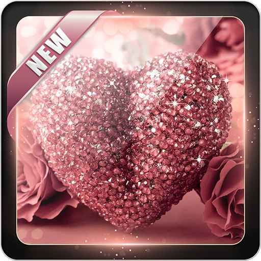 دانلود برنامه Glitter Heart Live Wallpaper برای اندروید مایکت