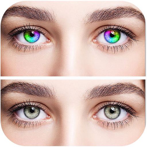 دانلود برنامه eye color changer face makeup برای اندروید مایکت