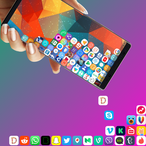 دانلود برنامه Rolling Icon 3D Live Wallpaper & Launcher 2020 برای
