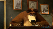 انیمیشن ماشا و خرس - فصل ۱ - قسمت ۱۱ - اولین بار در کلاس اول