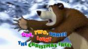 انیمیشن ماشا و خرس - فصل ۱ - قسمت ۳ - یک دو سه! درخت کریسمس ، بسوز!