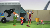 انیمیشن موش خبرنگار - فصل ۱ - قسمت ۱۱ - مسابقه‌ی پرهیجان