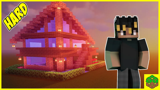  استریم ساخت و ساز در ماینکرفت - اودی ارنجی - خانه‌های سخت - آموزش ساخت خانه بزرگ زیبا کاملا چوبی