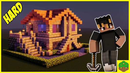  استریم ساخت و ساز در ماینکرفت - اودی ارنجی - خانه‌های سخت - آموزش ساخت بهترین خانه ویلایی