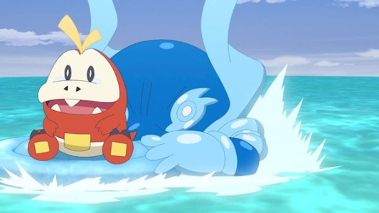 انیمیشن سرزمین های پوکمون - فصل ۱ - قسمت ۴۲ - تغییر شکل بده قهرمان دریاها،پالافین