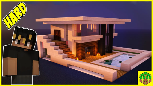  استریم ساخت و ساز در ماینکرفت - اودی ارنجی - خانه‌های سخت - آموزش ساخت بهترین خانه در ماینکرفت