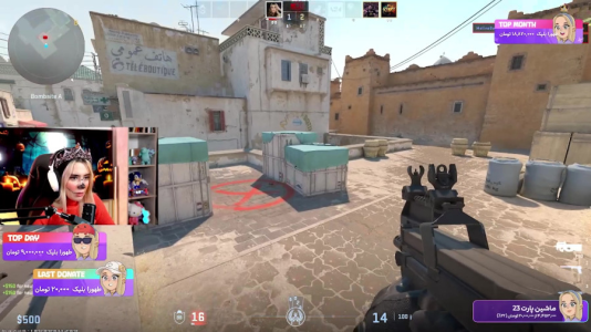  استریم کانتر استرایک - ملینا بلیک - فصل ۱ - کانتر چالشی با گریم هالووینی!