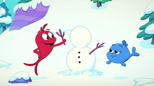 انیمیشن دکتر سوز ماهی قرمز، ماهی آبی - فصل ۱ - قسمت ۴ - بیدار/خواب + گرم/سرد + دست و پا چلفتی/زیبا