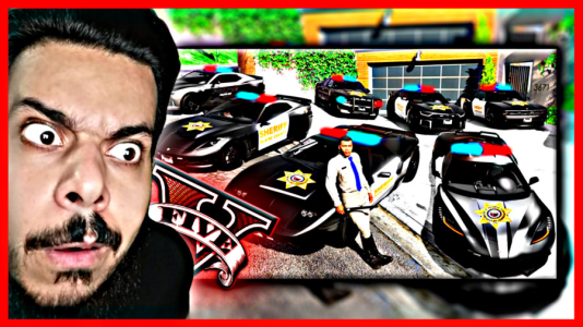  استریم جی‌تی‌ای ۵: زندگی جدید - حسین ‌ای‌جی جی‌تی‌ای - فصل ۱ - عجیب ترین ماشین پلیسای توی جی تی ای وی رو دزدیدم