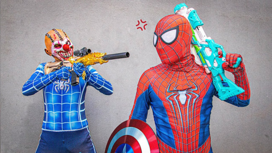  استریم مرد عنکبوتی: مایلز مورالز ۲ - حاسیخان - فصل ۱ - مردعنکبوتی نبرد و اسپایدرمن با ونوم وحشی