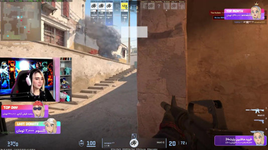  استریم کانتر استرایک - ملینا بلیک - فصل ۱ - کانتر با جذابا!