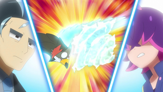 انیمیشن سرزمین های پوکمون - فصل ۱ - قسمت ۵۹ - برقص کواسلی، مرحله آبی مدالی