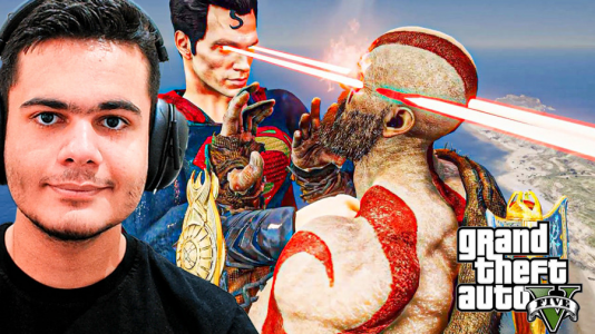  استریم جی‌تی‌ای ۵ : جنگ ابرقهرمانان - گیریفین وی - فصل ۱ - سوپرمن دربرابر خدای جنگ در جی تی ای