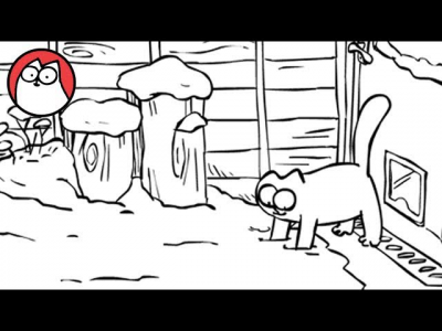 ۴-سکانسی از انیمیشن گربه‌ی سایمون