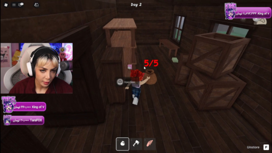  استریم بازی‌های ماجراجویانه در روبلاکس - شادی فاکس - فصل ۱ - ۹۹شب در جنگل ۱