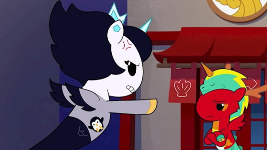 انیمیشن پری های دریایی تک شاخ - فصل ۱ - قسمت ۹ - نودل‌ های نغمه‌ ای از یخ و آتش