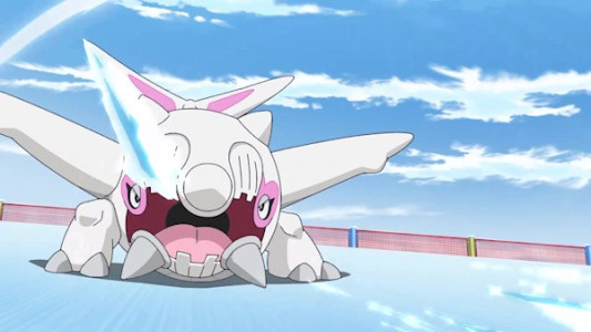 انیمیشن سرزمین های پوکمون - فصل ۱ - قسمت ۶۳ - نبرد یخی با گروشوا خونسرد