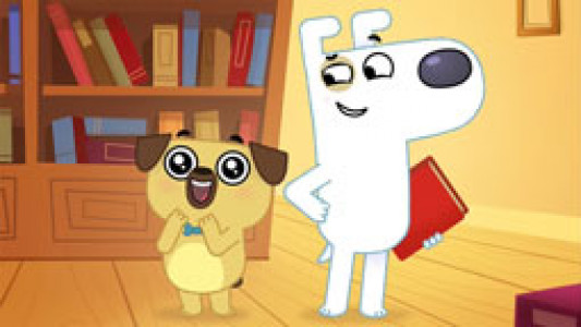 ۴-سکانسی از انیمیشن سگ عاشق کتاب است