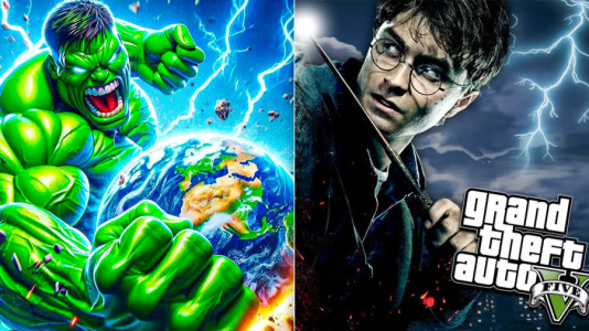  استریم جی‌تی‌ای ۵ : جنگ ابرقهرمانان - گیریفین وی - فصل ۱ - هالک دربرابر هری پاتر در جی تی ای