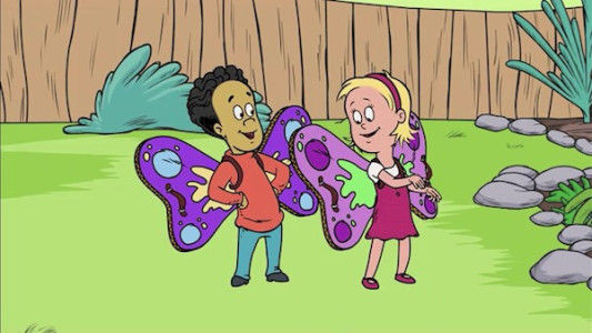 انیمیشن گربه کلاه به سر - فصل ۱ - قسمت ۵۵ - بال‌زدن با پروانه