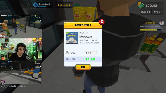  استریم انواع بازی - مهدی بیزیکسر - فصل ۱ - شبیه‌ساز ‍‌پمپ بنزین