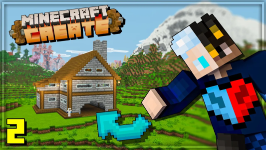  استریم ماینکرفت: آل آف کریت - اودی ارنجی - فصل ۱ - اولین خونه خفن تو دنیای  All of Create رو ساختیم