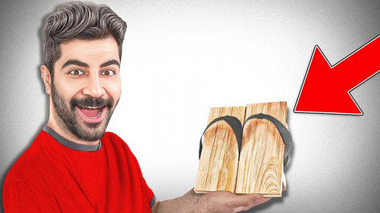 سریال چالش ساخت آیتم‌های بازی و سینما - ممدکرفتر - فصل ۱ - چطور دمپایی چوبی سامورایی (Geta) بسازیم؟